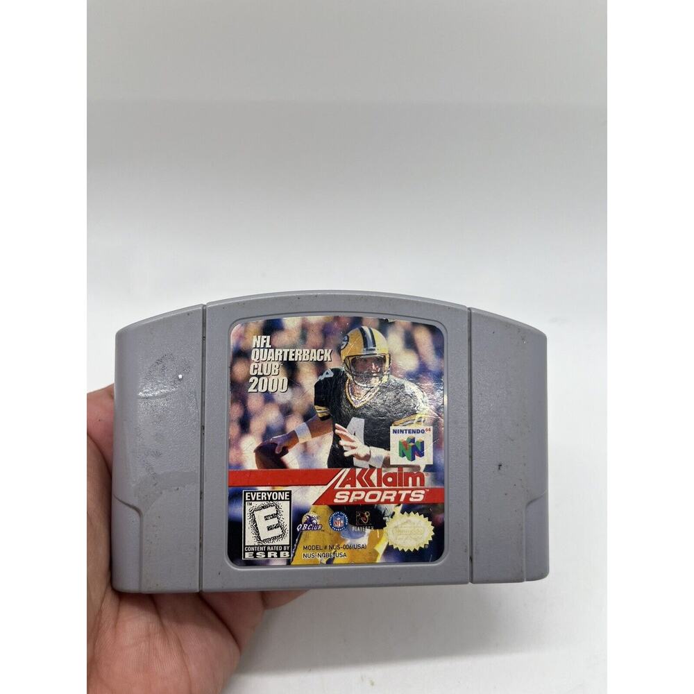 NFL Quarterback Club 2000 Nintendo 64 N64 Authentic Cart Only